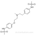 Methansulfonamid, N- [4- [2- [Methyl [2- [4 - [(methylsulfonyl) amino] phenoxy] ethyl] amino] ethyl] phenyl] - CAS 115256-11-6